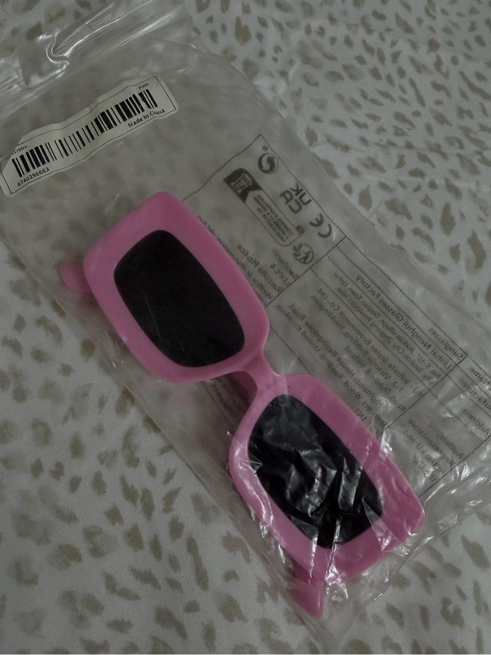 Glasses color baby pink - Picture 5 of 5